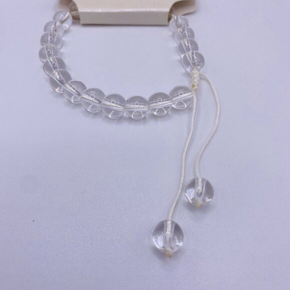 Aura Clear Bead Adjustable Bracelets New - Picture 2 of 4